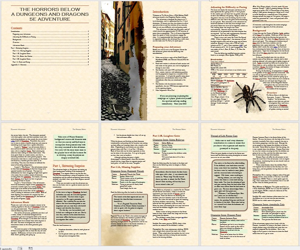 dot_EXE's tweet photo. 7000 words done/40000 planned for #dnd campaign.  Super happy with the product thus-far. Follow the Spider Queen! https://t.co/f5f9GLguvD