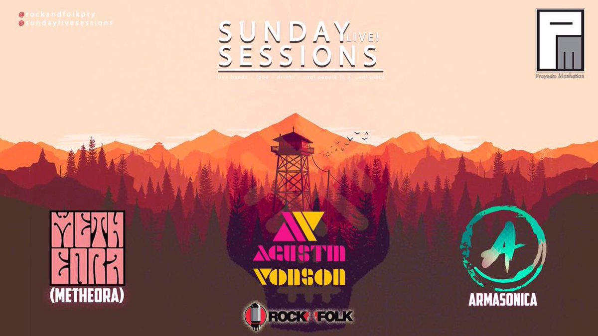 Este domingo nos vemos en <a href="/rockandfolk/">Rock And Folk</a> con Pato Diaz en percusión!

Organiza @ProyectoManhatt
Manager <a href="/rachelfoxy_/">Raquel Cardenas</a>