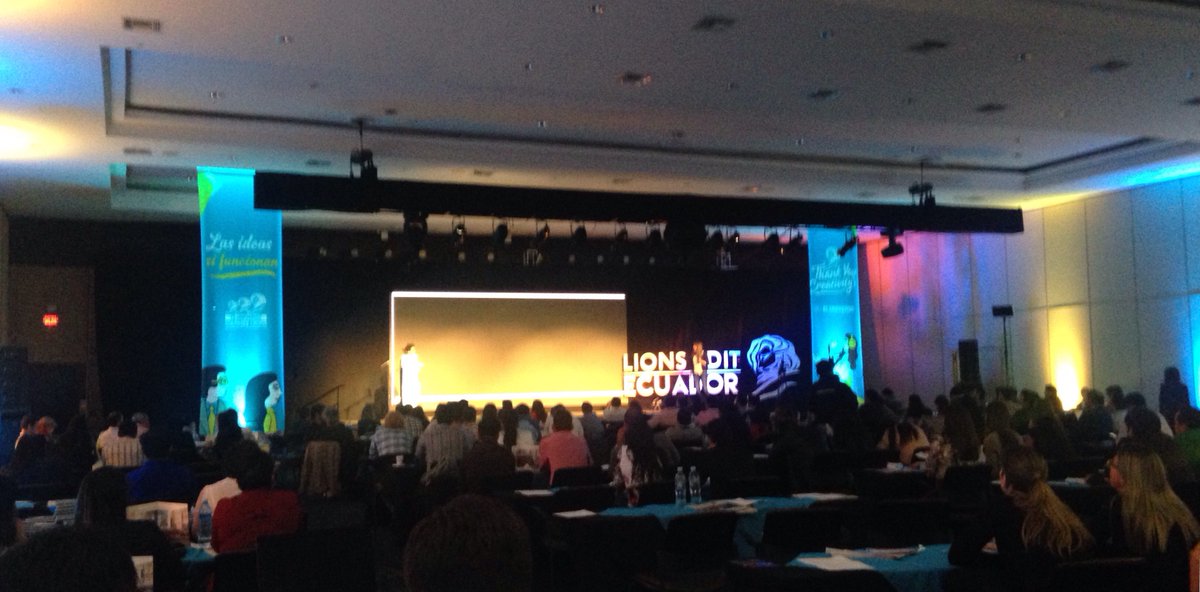 canneslionsec's tweet photo. Arranca la ponencia de Edwin Pineda y Ana María Rodríguez “Relación Cliente & Agencia” #LionsEditEc https://t.co/rak8VrLccj