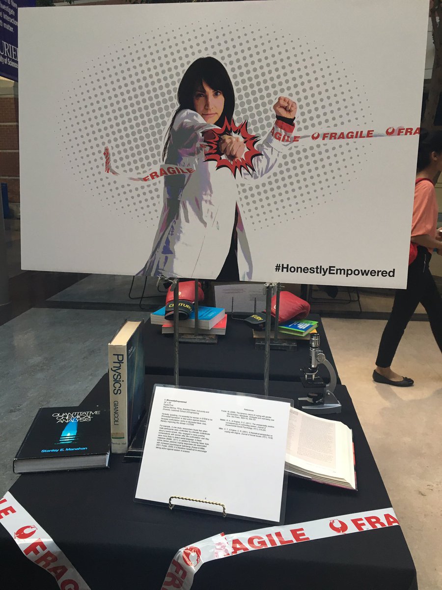 HypatiaSociety's tweet image. &quot;Confrontation works to decrease future bias, thereby improving the climate in STEM&quot;  #DistractinglyHonest