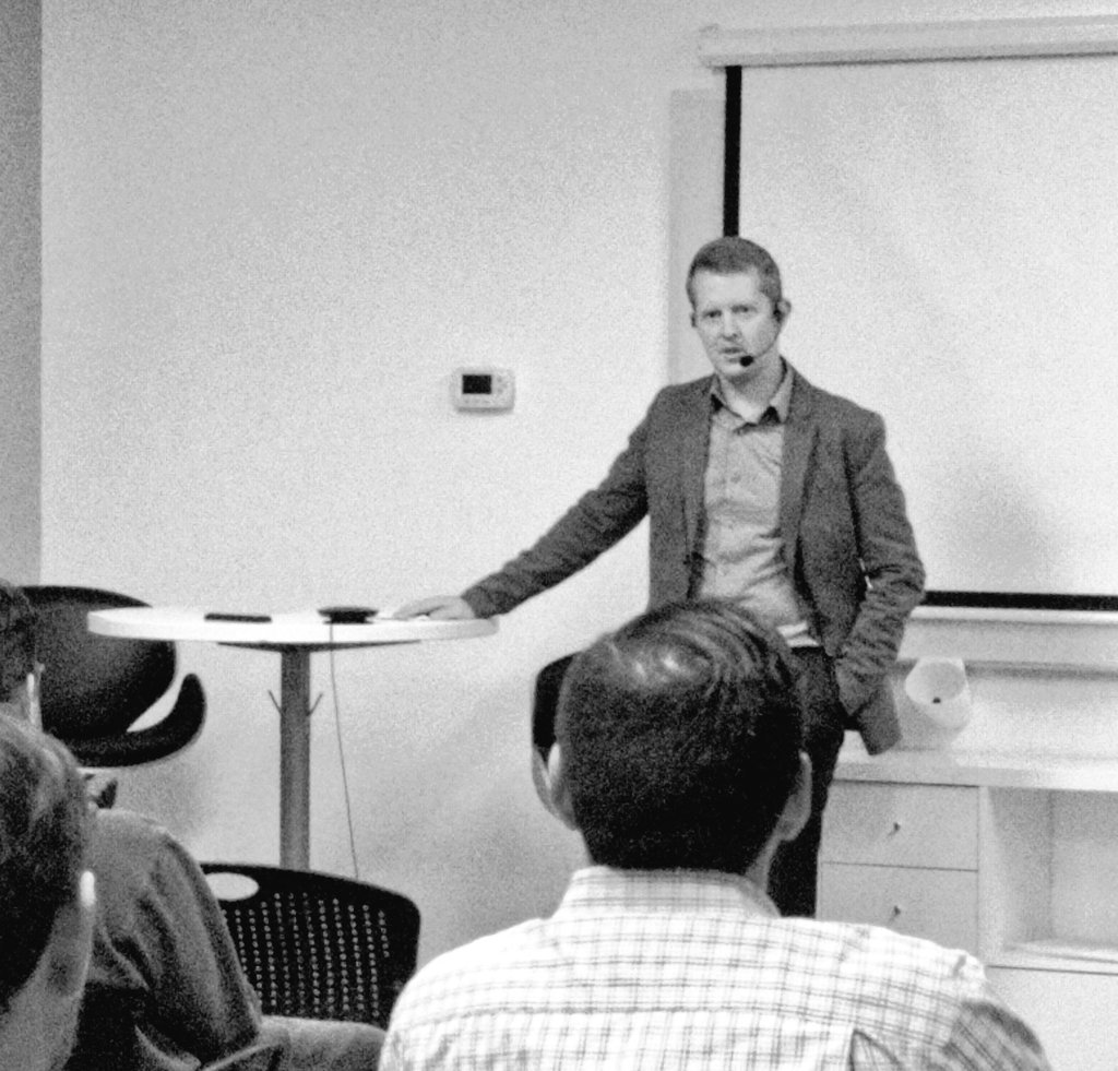 the_paul_shin's tweet photo. .@KenJennings dropping some knowledge about #CriticalThinking. #SurprisinglyFunny #GreatTalk #LoveMyJob  @simplusnow https://t.co/IArhOABNhz