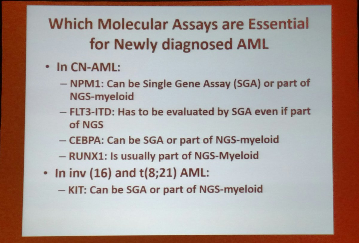 BettyMChung's tweet image. #moldx essential for new AML #PathLab2016 #hemepath