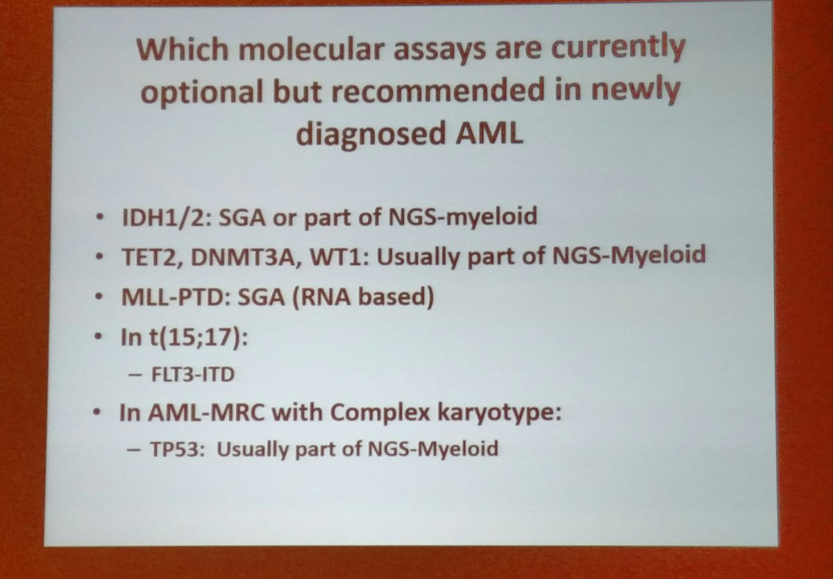 BettyMChung's tweet image. Optional #moldx for AML #PathLab2016 #hemepath