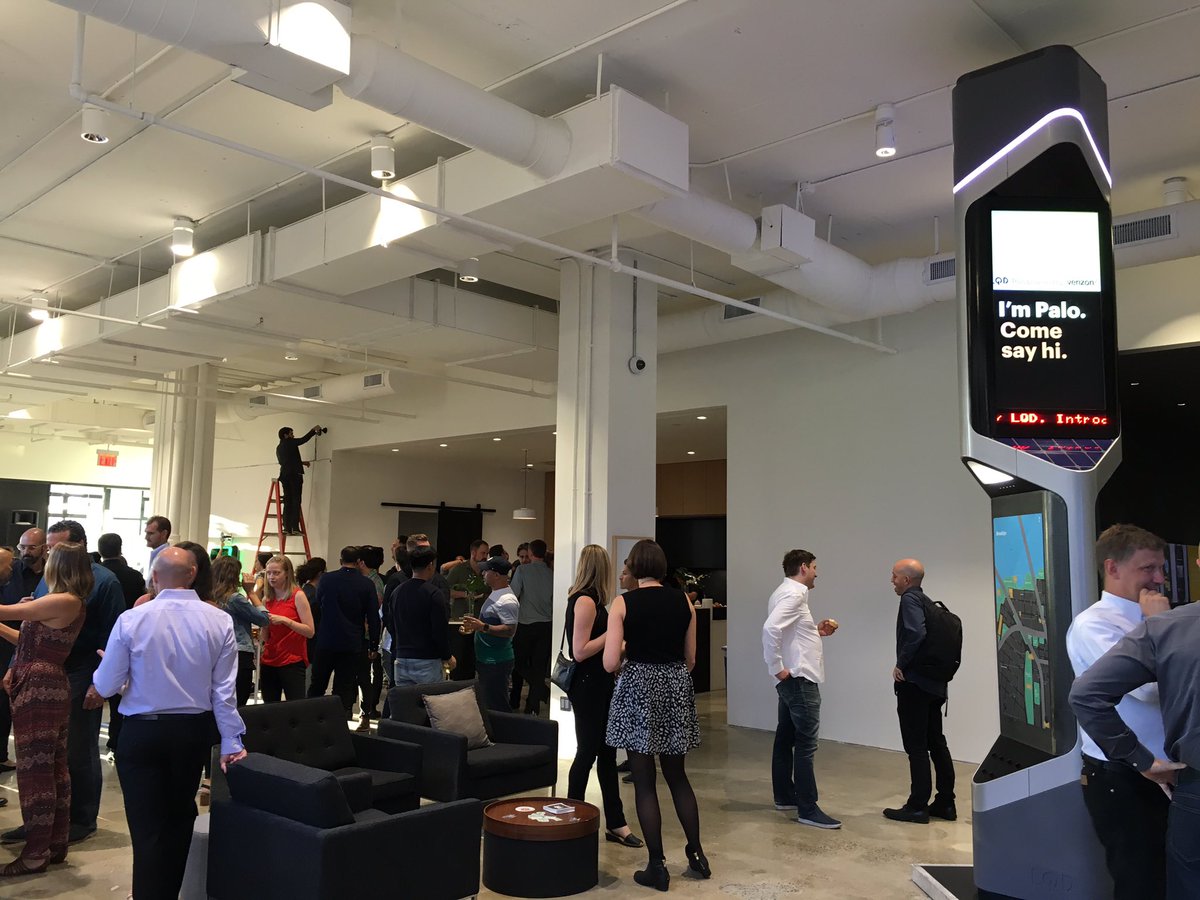 frogdesign's tweet photo. #frogNY has a special guest tonight: #frogVentures partner @LQDWiFi's Palo https://t.co/9iRBski6mY