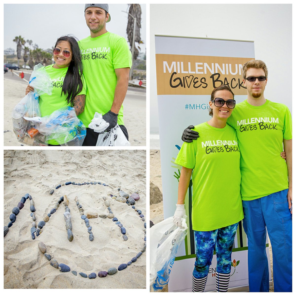 MillenniumHlth's tweet photo. #TBT to our clean up last weekend where we found cans, bottles and food containers. #MHGivesBack w/@iloveacleansd https://t.co/yHkP4BCA19
