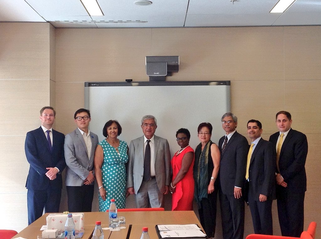 SmallBizDC's tweet photo. DC Trade Delegation in Baku #Azerbaijan for bilateral discussions and B2B meetings. #ExportDC #SmallBizDC @usacc https://t.co/HhlACTV0e8