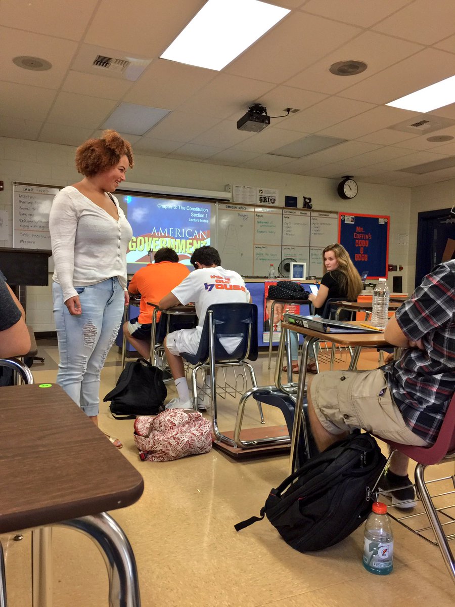 MrCoffinAHS's tweet photo. Careful when you leave to use the restroom. Your desk may roll over on ya ๐ #ClassPranks ๐๐ท๐ถ๐ https://t.co/0vLpxyhjlY