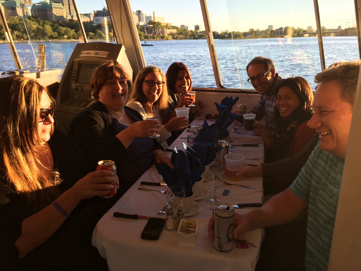 Great evening river cruise with the Ottawa team. #ceridianfunatwork