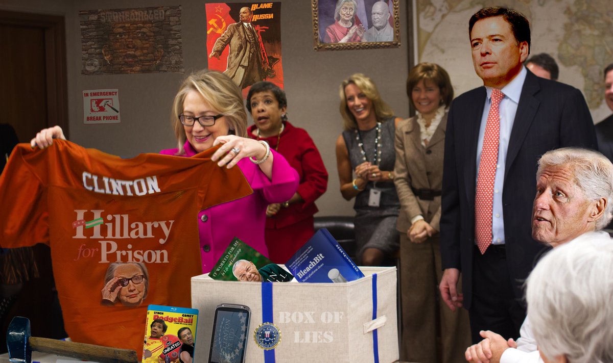 erikjburch's tweet photo. #HubrisHillary #fraternizing with #FBI #Comey and #LorettaLynch
#HRC #obstruction of #Justice #party
#JillNotHill https://t.co/Jx1ljbHZ4D