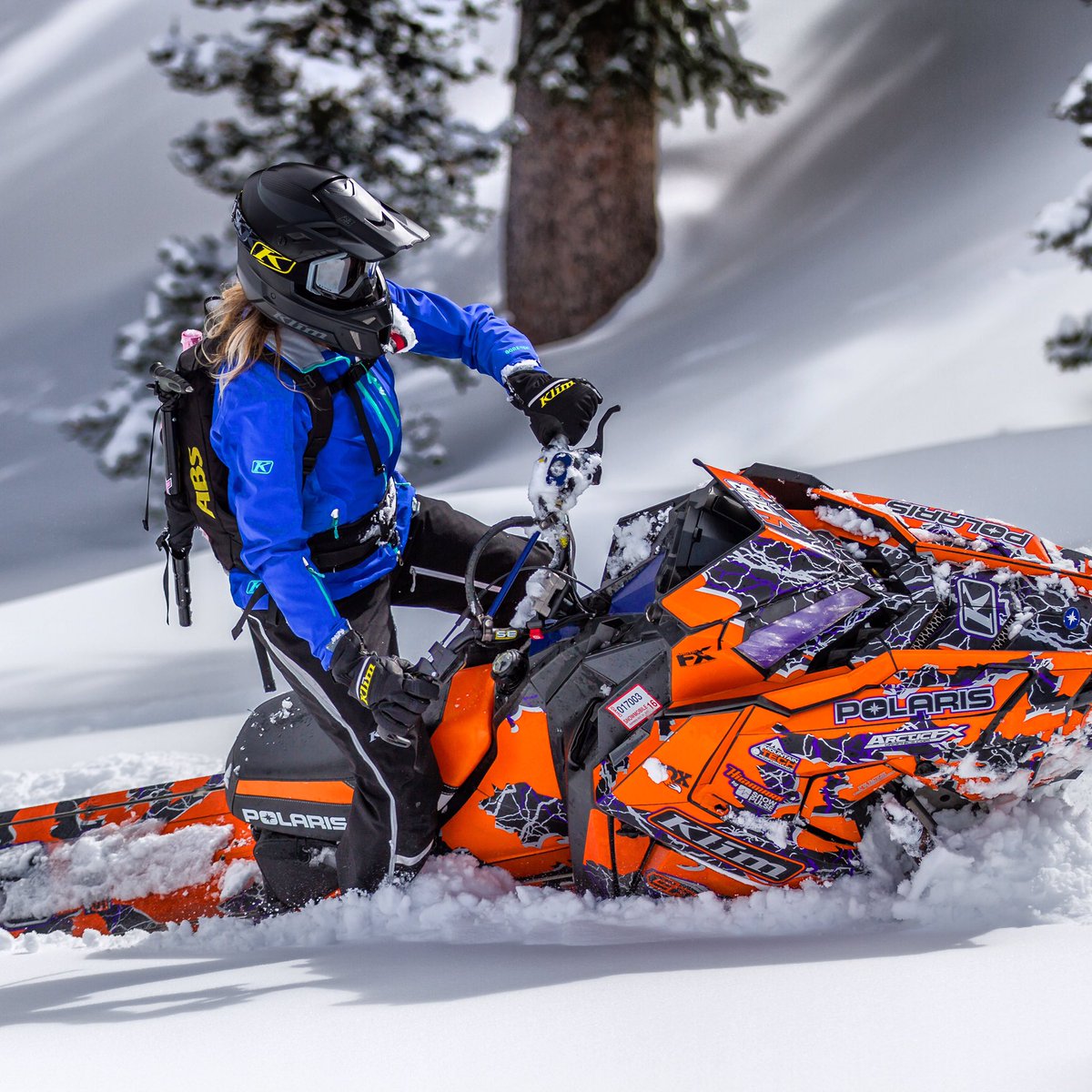 KlimUSA's tweet image. Made specifically for the worlds most demanding female riders, the #KLIM Alpine Parka and Bib. #KLIMGirls