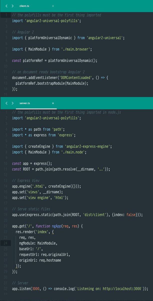 PatrickJS__'s tweet image. Angular Universal 2.0.x released with Angular 2.0.0 finial
github.com/angular/univer…
#angularuniversal #angular2