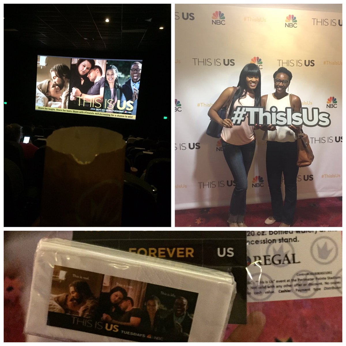 _AliciaMonae's tweet photo. Screening for new tv series on nbc "This Is Us". #AtlScreening #ThisIsUs https://t.co/EgwLqv0PO5