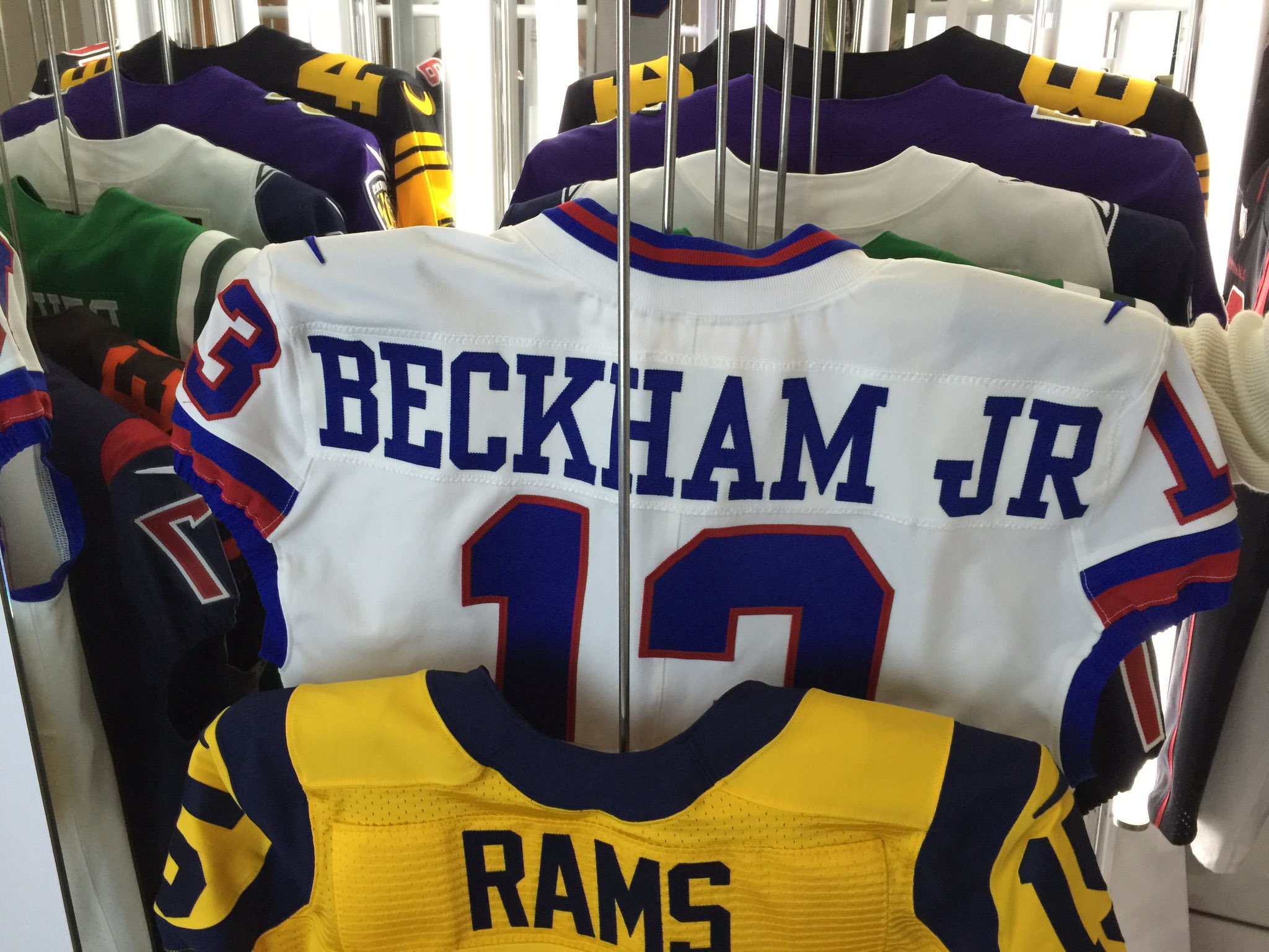 odell beckham jr color rush jersey
