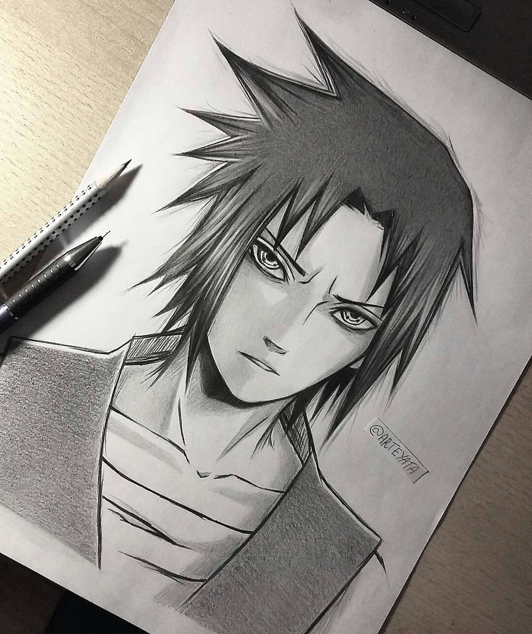 Drawing Itachi Uchiha from Naruto Shippuden !!!! — Steemit