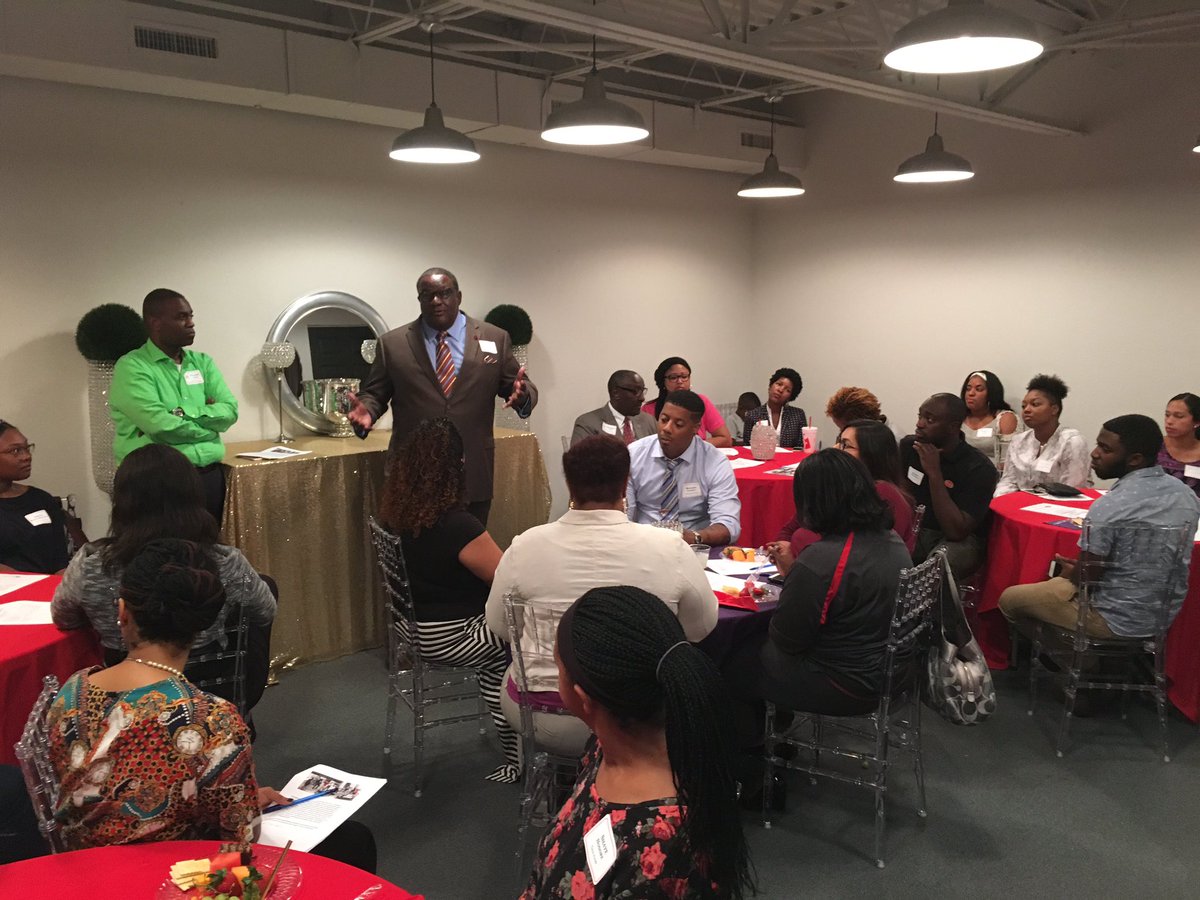 President &amp; CEO Ken Wade is sharing remarks w/ #youngprofessionals in #NWArk!