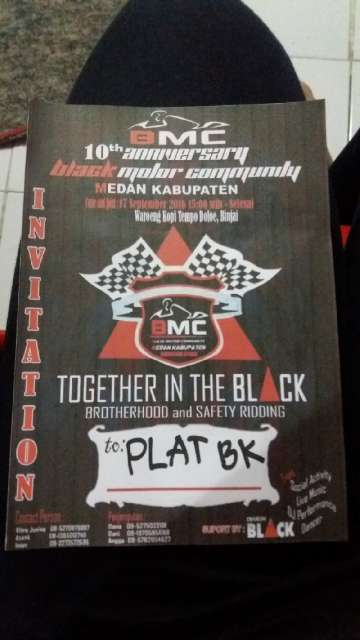 17 September 2016, 10th Anniversary BMC (BlackMotorCommunity) tetap #gasspollcyiinn