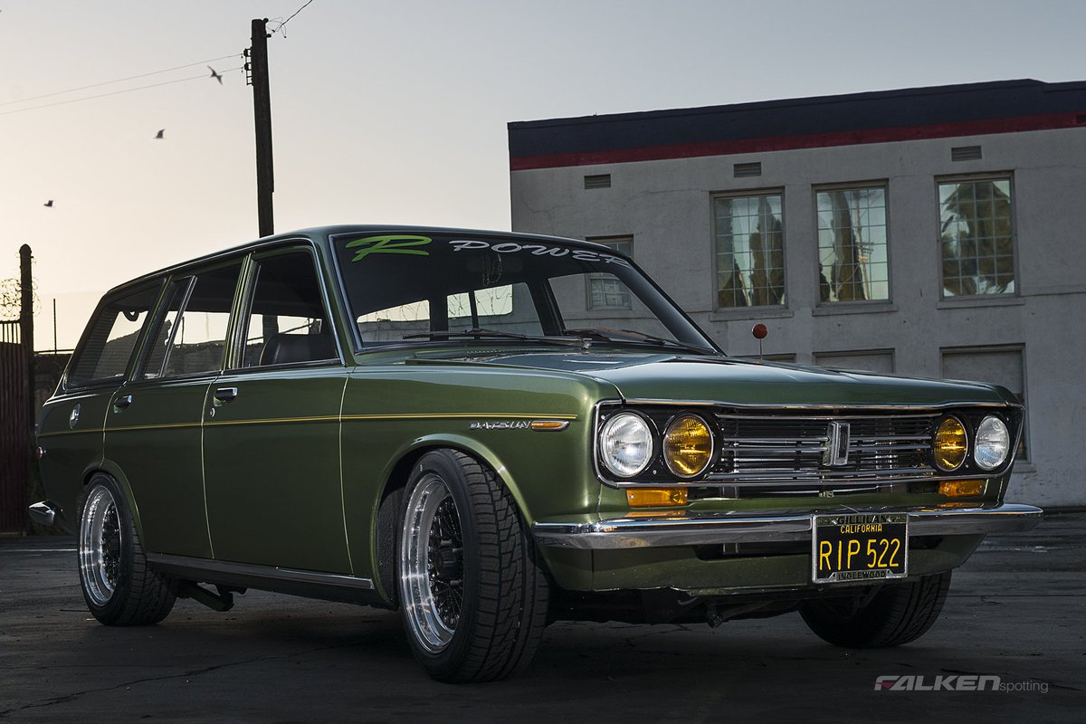 FalkenTire's tweet photo. Would you believe this #Datsun is #Wankel powered? #RPower #RotaryPower #RotaryInside #WankelLife #Falkenspotting https://t.co/6P9YdWcERZ