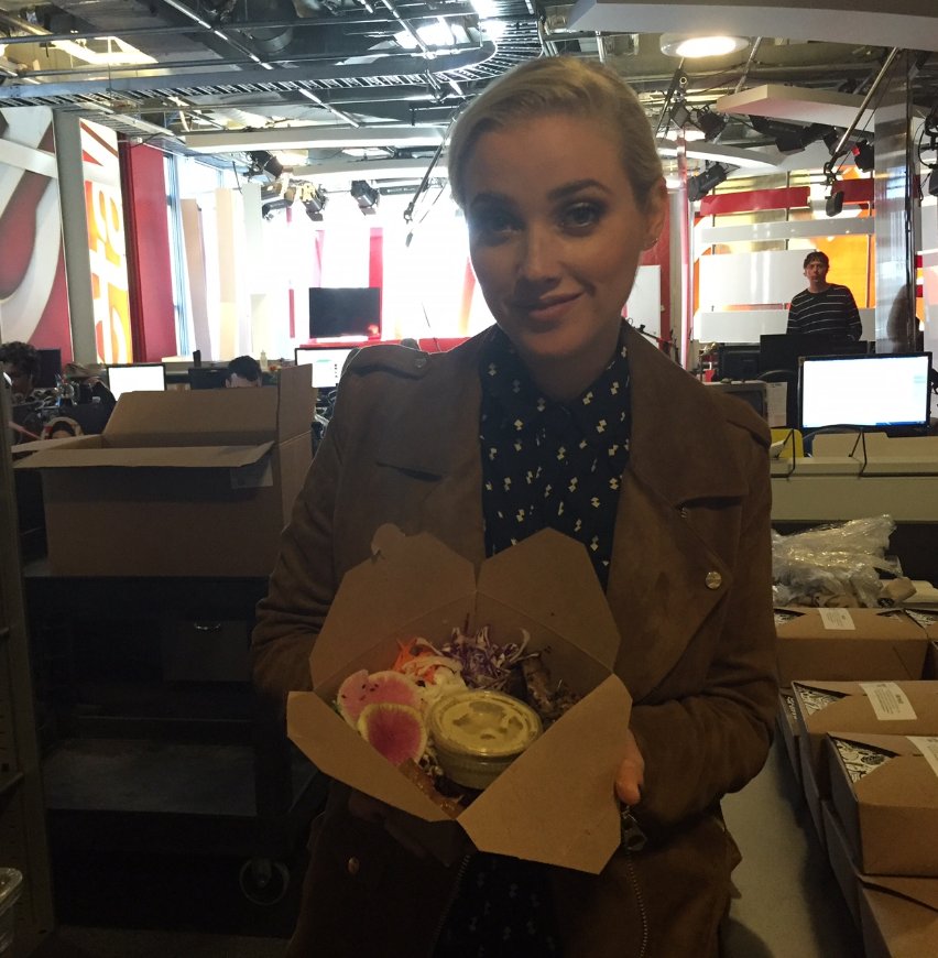 etalkCTV's tweet image. We love @KupfertKim! Our #wheatless &amp;amp; #meatless dinner is the perfect fuel to get through the last few days of #TIFF