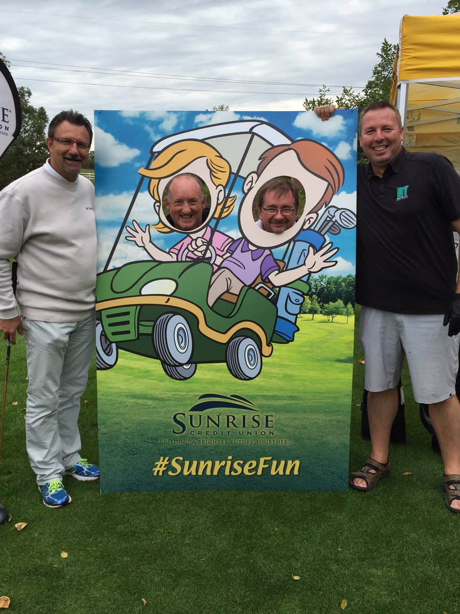 Angela_F13's tweet photo. Had a blast with @RKuz2 at the @WheatCityGolf Course today! Lots of fun with some crazy realtors :) #SunriseFun https://t.co/SAk3zyfCyB