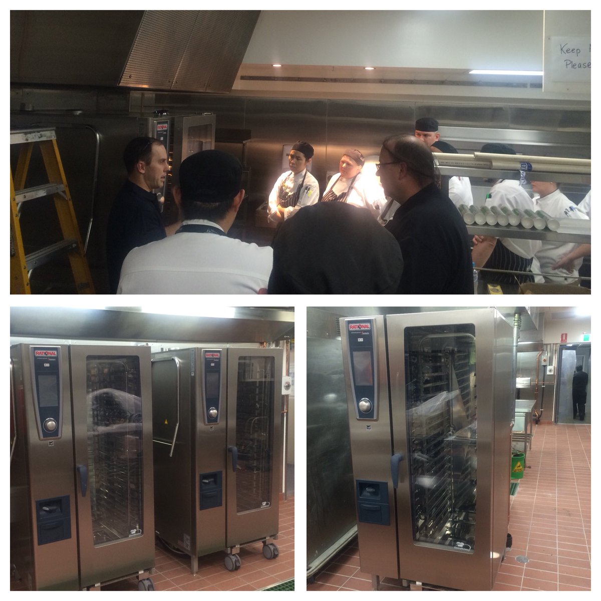 bradfrishy's tweet photo. @peterrkelly training the team @treasurycasino on their 4 new @RATIONAL_AUS #5senses #production @comcater https://t.co/DrSWNva6EB