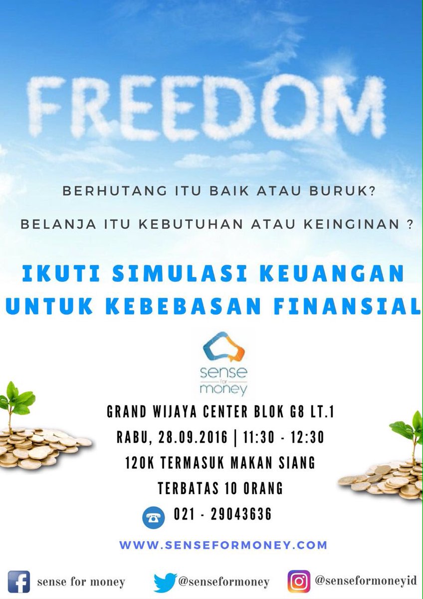 Yuk datang di event kami buat yang ingin merasakan kebebasan finansial #experiencepraxis