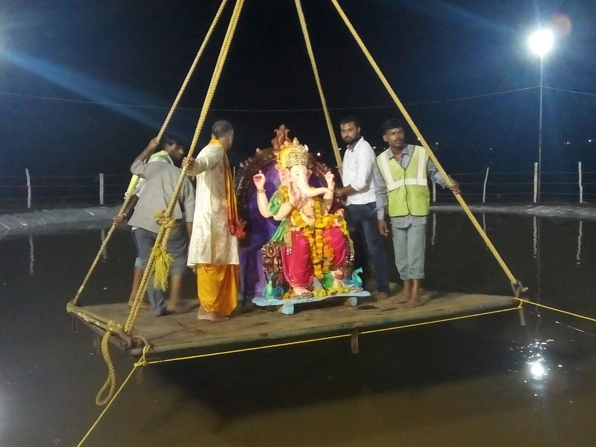 preetimaithil's tweet photo. Swachch Ananth chaturdashi at Mandla https://t.co/6Bfidros3v