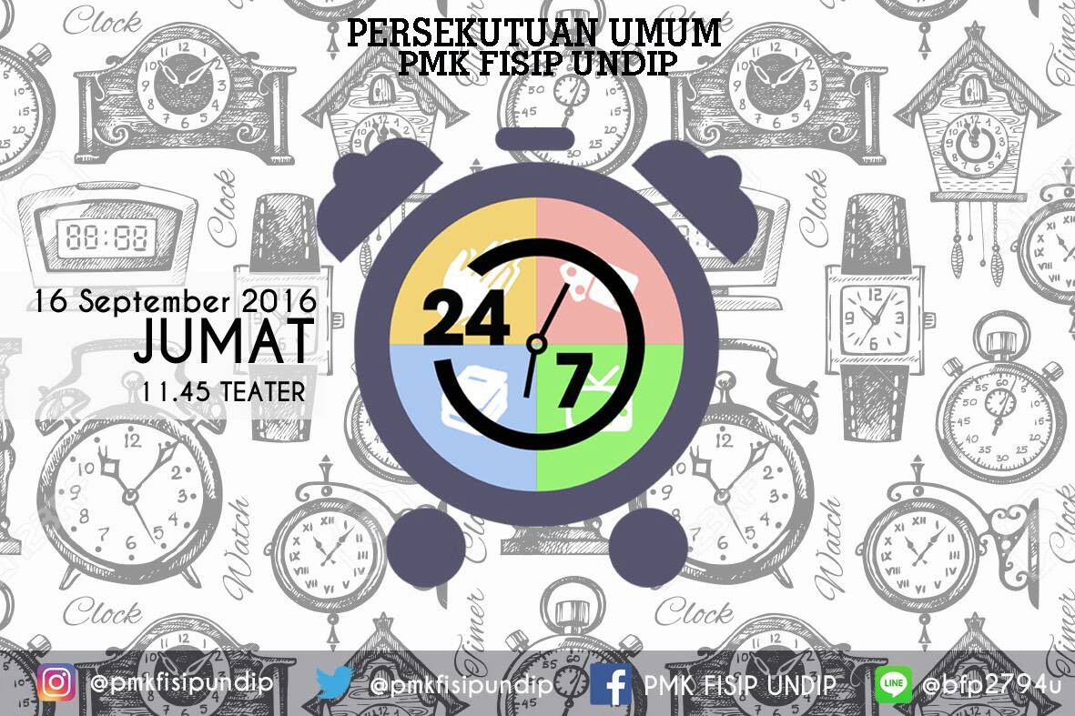 | PERSEKUTUAN UMUM |

Shallom PMKers
Hari ini bangett nihhh 😊
kita ada PU dengan tema "24/7"