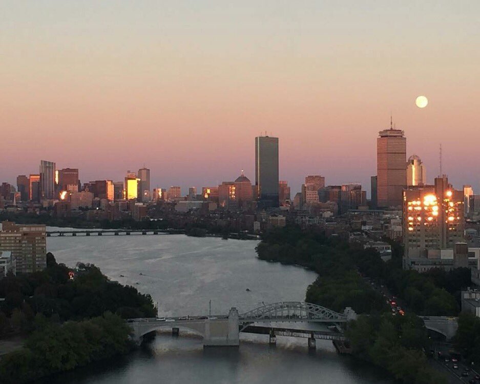 my other city with a river view #Boston