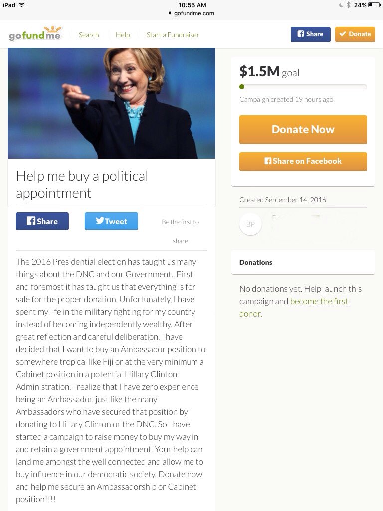 SSE_TV's tweet photo. Cmon you cheap fooks help me become an ambassador! #HillaryFacebookQuestions https://t.co/7k2sEQwl9g