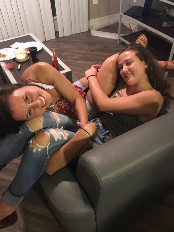mertjwhite's tweet photo. My shoulder looks broke and she's not ready but it's ok because we danced it out, Grey and Yang style @HickmanAlexa https://t.co/a3G2QegAux