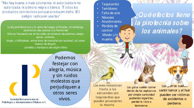 SoySIPAP's tweet photo. En éstas fiestas patrias no uses fuegos artificiales, dañan a los animales y a los niños.
#SoySIPAP #VivaMéxico https://t.co/qQysAFfTu9