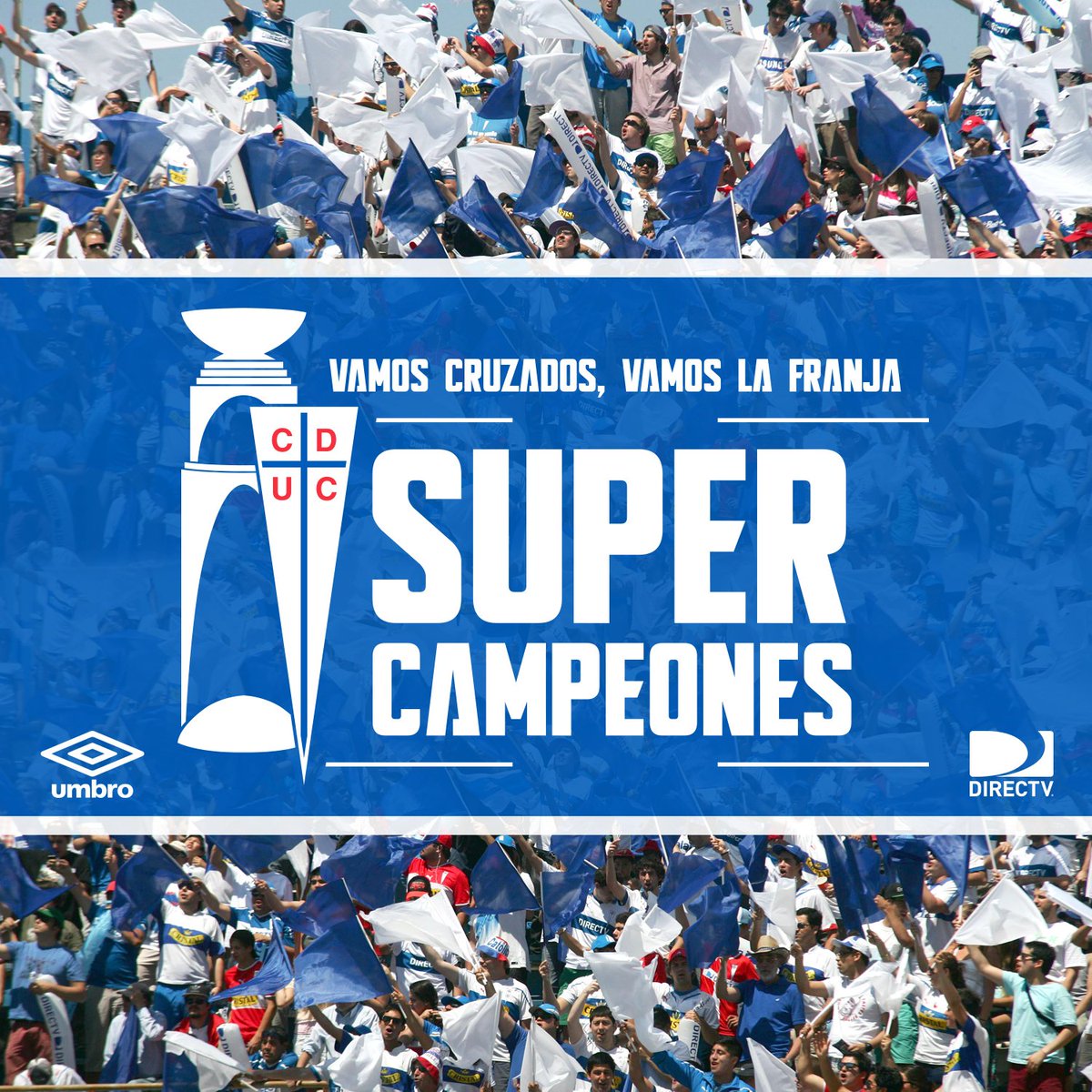 Cruzados's tweet photo. ¡Final del partido! ¡Católica Campeón de la #Supercopa! 🏆 ¡Vamos 🇺️🇨️! https://t.co/5e59OCU6N9