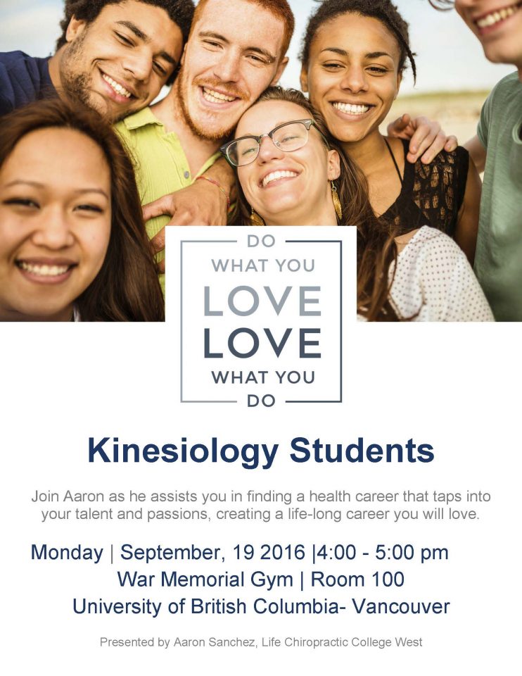 UBCKin's tweet image. Exploring post undergrad options? Check out this presentation on chiropractic health careers ow.ly/sKzJ30496iy