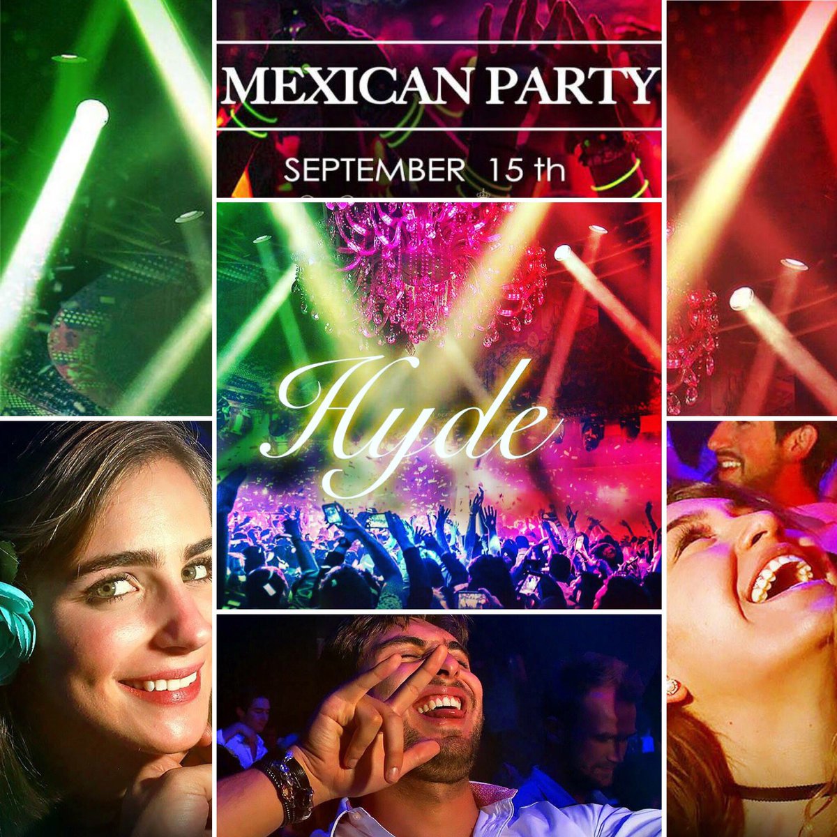 hydemexico's tweet photo. See you tonight,
MEXICAN PARTY AT HYDE!!! 🇲🇽 #HYDEMexico #WeekendAtHYDE #ArcosBosques https://t.co/VRt8VBeWS4