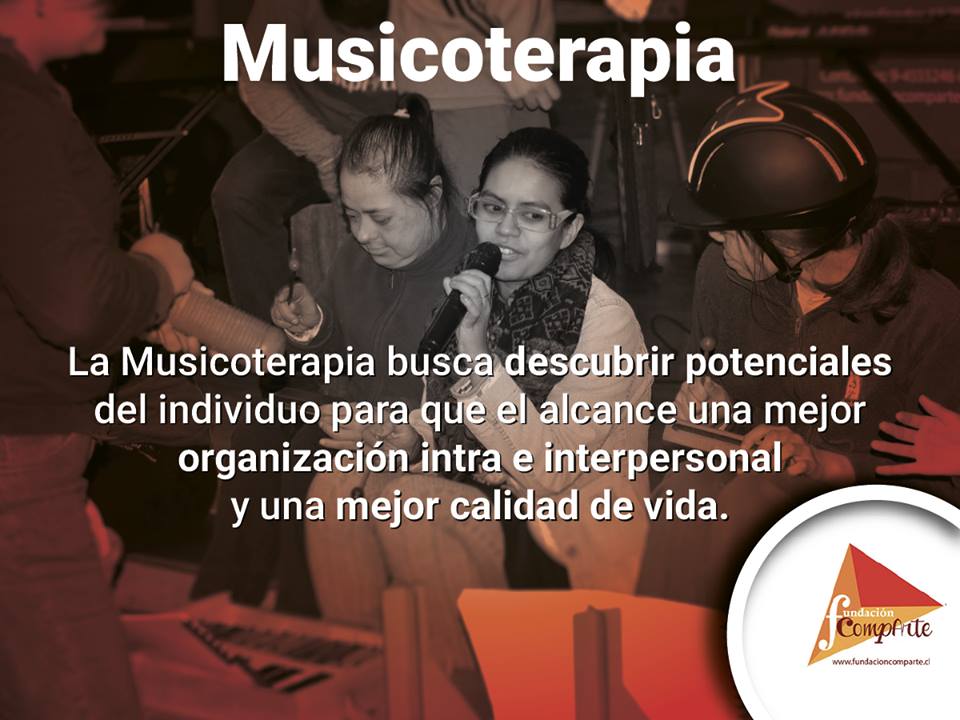 CompArtecl's tweet image. Una pequeña definición de lo que busca la musicoterapia, y por qué trabajamos con ella.