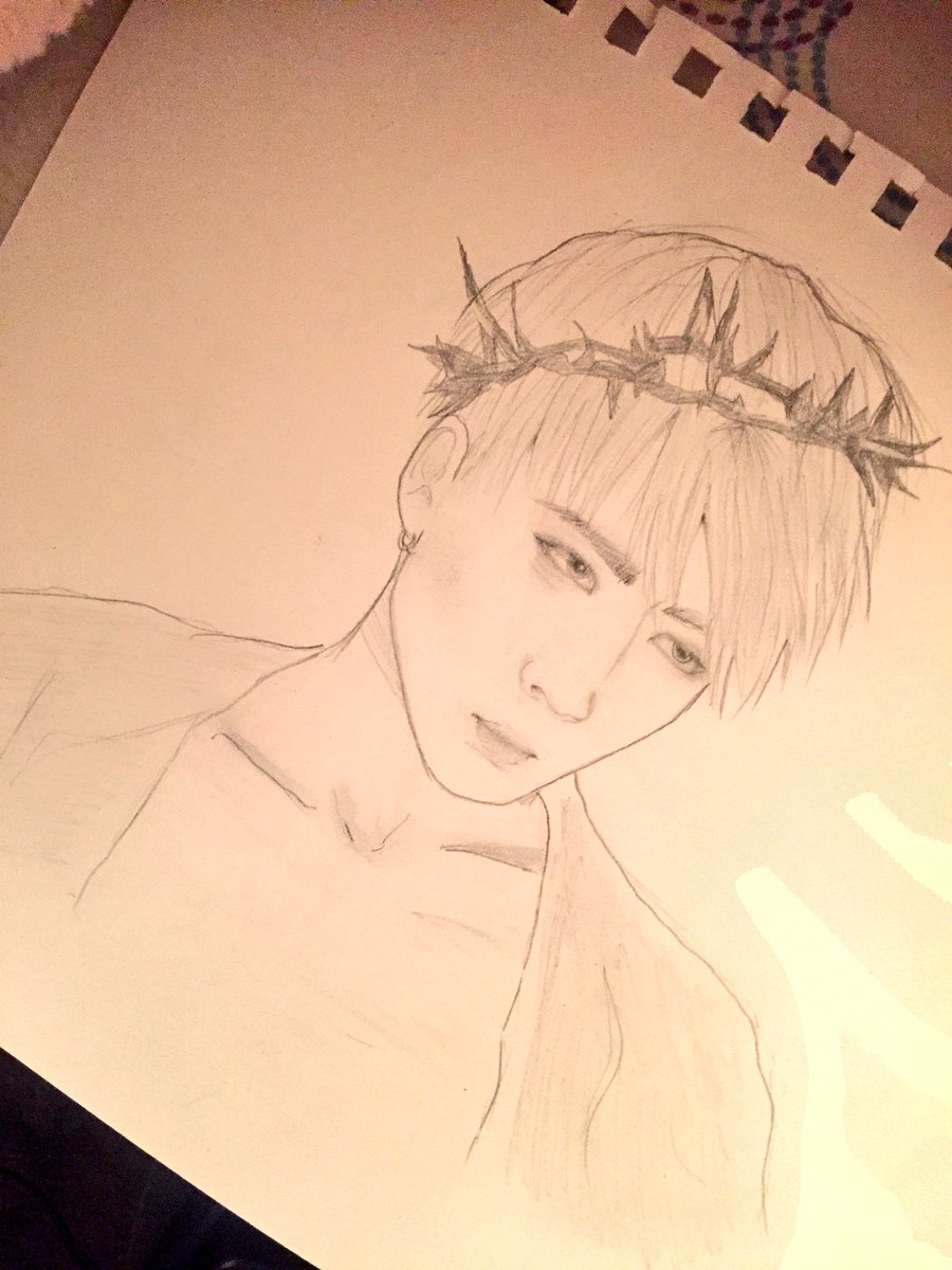 Naahhh16's tweet photo. I tried to draw Ravi but so hard 😩 @AceRavi #ravi #VIXX #fantasy #wonshik #starlight https://t.co/EID031fKQJ
