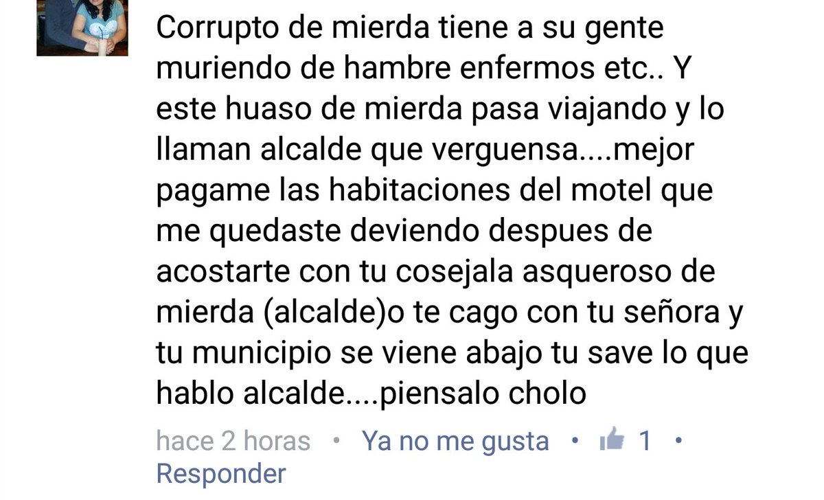 eljanovega's tweet photo. Uyui #AlcaldeColbun..matonezco, gasta $ fiscal en viajes y "pior"..hace perro muerto en motel? 😈 #CHV
#ManosAlFuego https://t.co/znMpq0zKBy