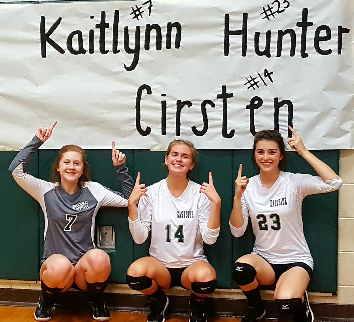 Kim Ferrell (@mysticforks) on Twitter photo Our Eagle Volleyball Seniors celebrating their wins tonight at home! <a href="/EHS_Eagles/">Eastside High School</a> #EaglePride Our Eagle Volleyball Seniors celebrating their wins tonight at home! <a href="/EHS_Eagles/">Eastside High School</a> #EaglePride