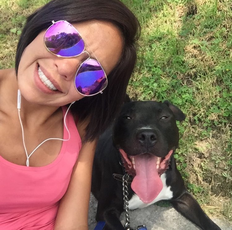 Lilycious2's tweet photo. #caminata con mi #hijopeludo #amorperruno #lovedogs #lovepitbulls #pitbull #Chepo #4patas #diadedescanso #adarelroll https://t.co/CeclusZwjK