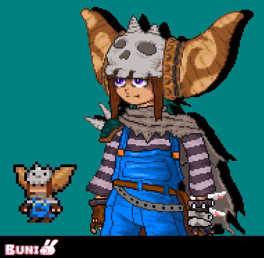 Super_Buni's tweet photo. #RPGmakerdev #indie #pixelart #Bitbros #Buni #HalfMinuteHero https://t.co/hDNG2FAIt4