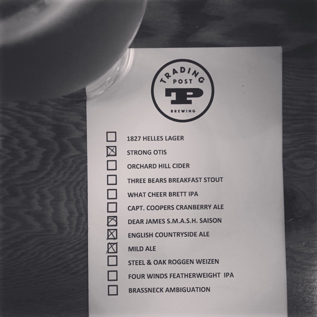 kitchening's tweet photo. Tonight’s todo list #tradingpost #beer #FortLangley @tradingpostbrew https://t.co/zcTA6lxpqO