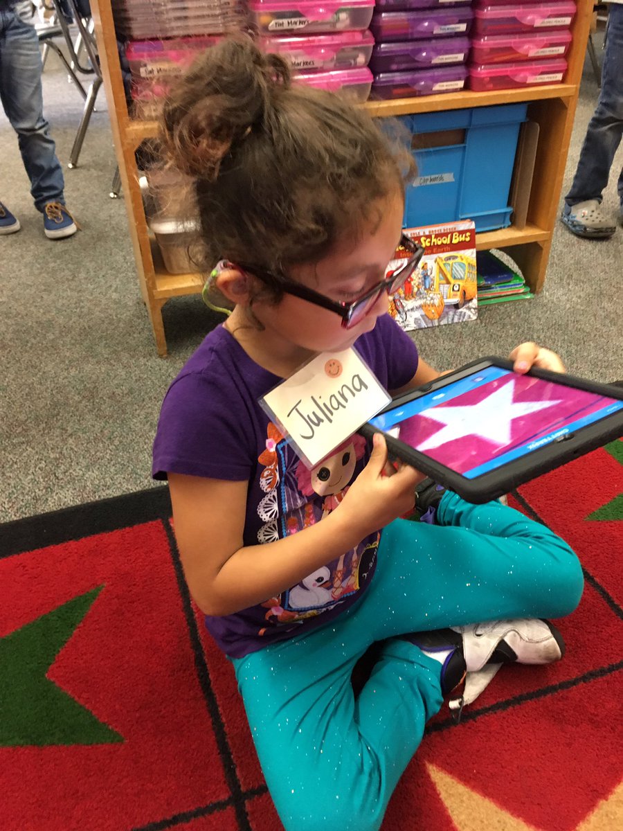 lafayettesfusd's tweet photo. On a shape scavenger hunt and animation fun with Chatterpix! #techtolearn #ipadfun https://t.co/RW2EbKCBmq