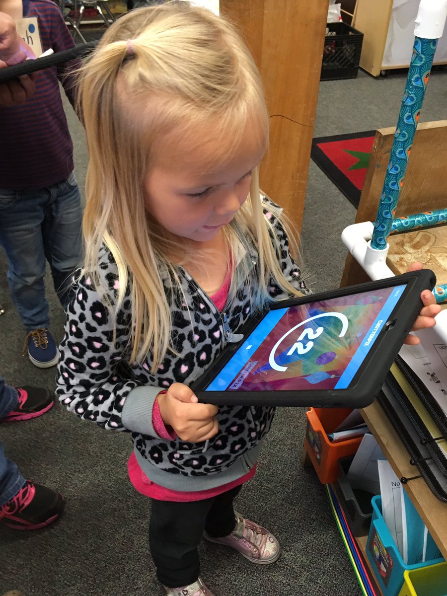 lafayettesfusd's tweet photo. On a shape scavenger hunt and animation fun with Chatterpix! #techtolearn #ipadfun https://t.co/RW2EbKCBmq