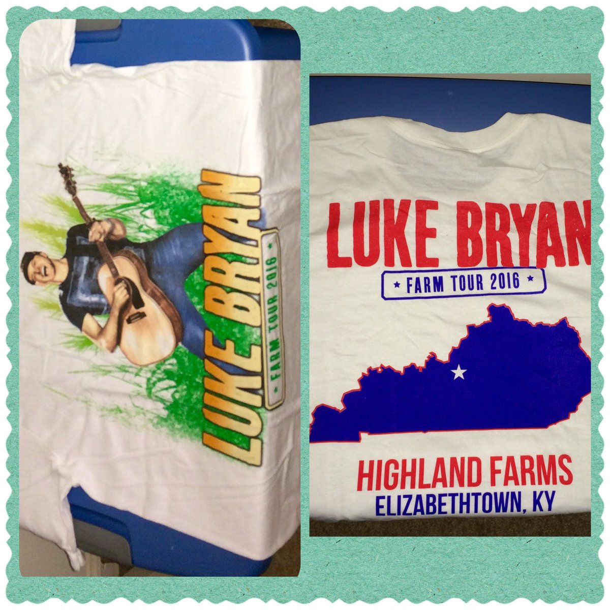 AJ7500's tweet photo. Got my #32bridge gear few days ago &amp; just got #FarmTour2016 t-shirt. So excited:) thanks @LukeBryanOnline 🌾🌾🌾🌾🌾🌾🌾🌾🎑🍂 https://t.co/BT7vWeOKUq