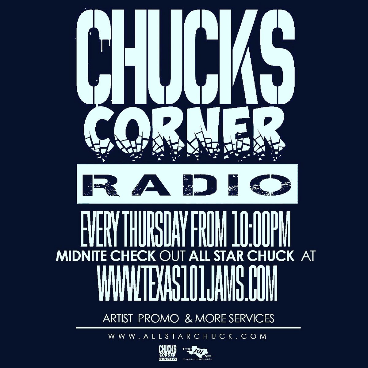 CT636MUSIC's tweet photo. #chuckscorner live right now!! #texas101jams
#hiphopmusic
#rapmusic
#rappers
https://t.co/HUzosswUWr https://t.co/qtisHn533D