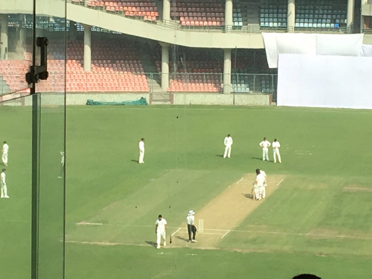 BLACKCAPS's tweet image. Match underway. Martin Guptill's already hit a 6 &amp;amp; lost the ball in the 1st over #hookshot #truestory #INDvNZ ^WN