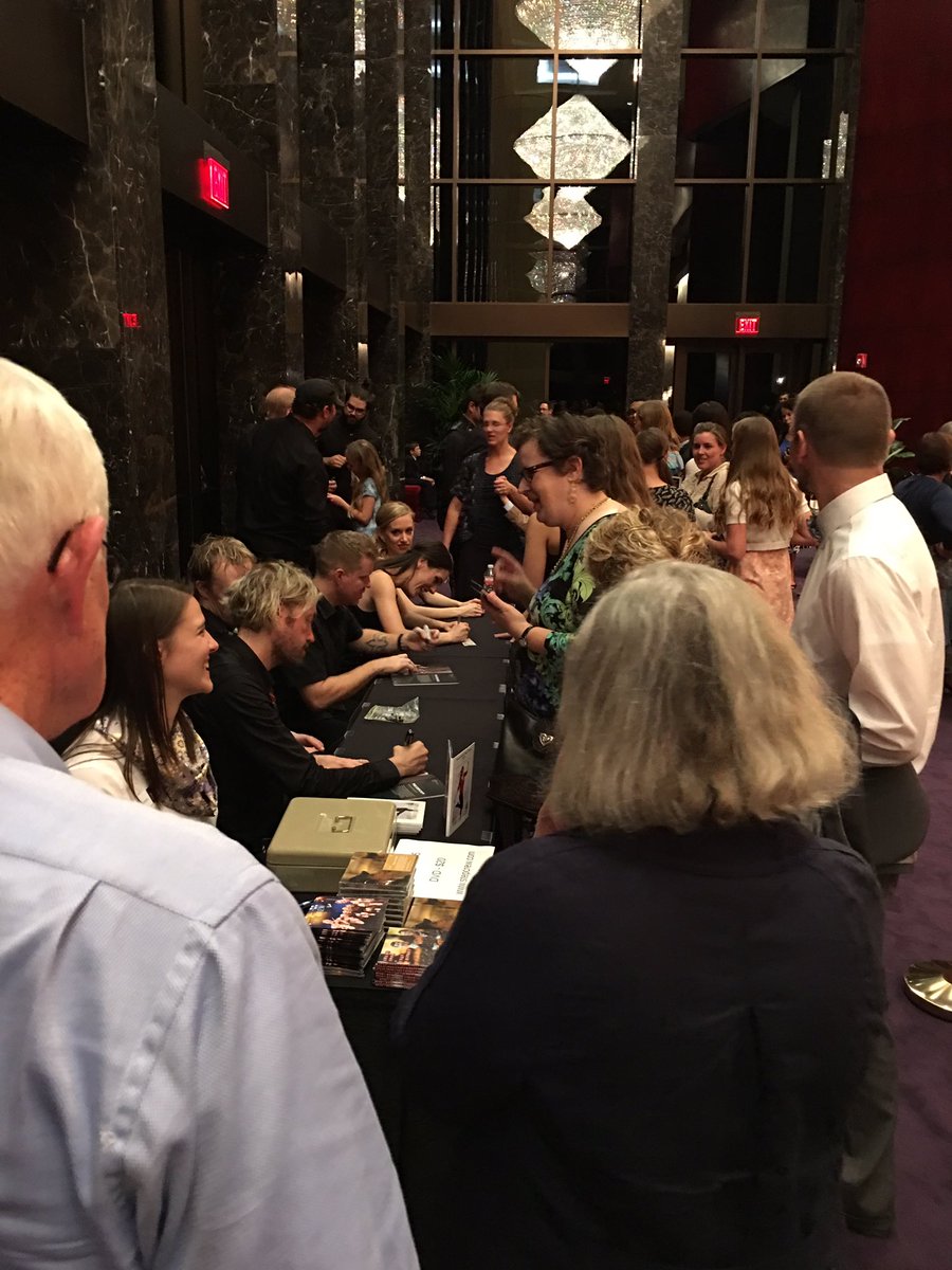 PCGJan's tweet photo. #StepCrew @ArmstrongAud tonight - what a GREAT show!Lots of folks in line for CD's, DVD, and signed by THE "Crew"😃😃 https://t.co/GkcTXnKWJQ