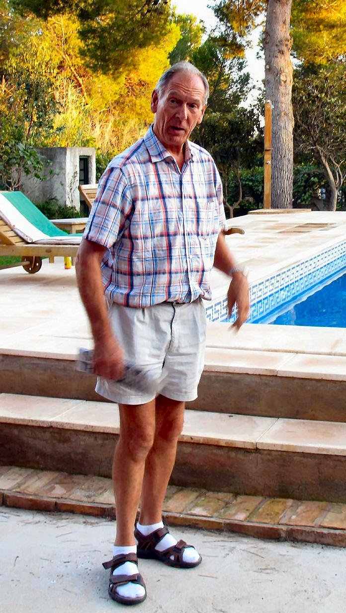 Dad socks online and sandals