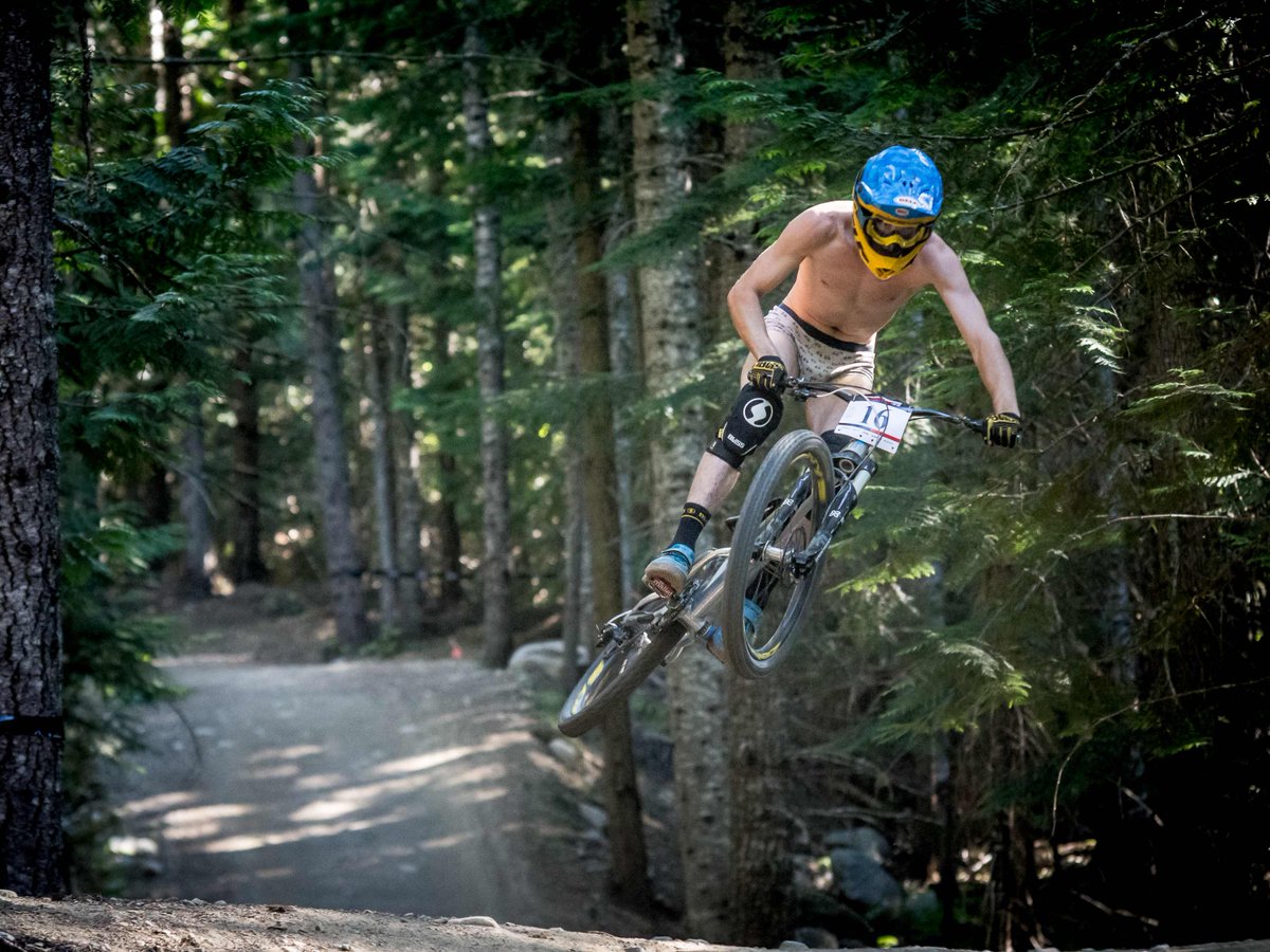 Crankworx's tweet photo. Taking sun's out guns out to the next-level. #Crankworx #Whistler #FoxAirDH @PhilipAtwill  https://t.co/EC7N9WwcSC https://t.co/bTV5hM1Obz