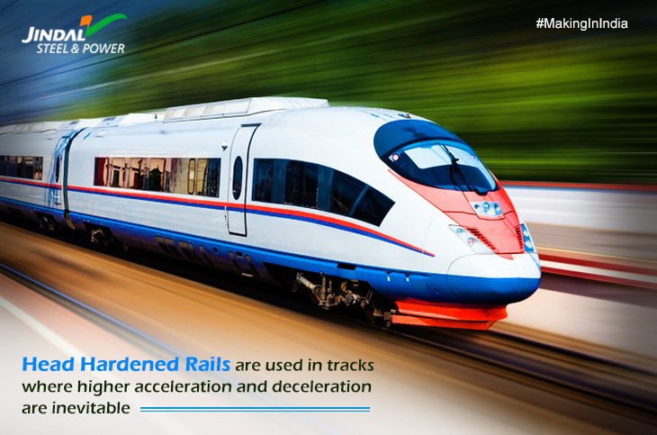 #JSPL’s #HeadHardened #rails offer greater efficiency thru its ability 2 handle higher axle loads wd low deformation